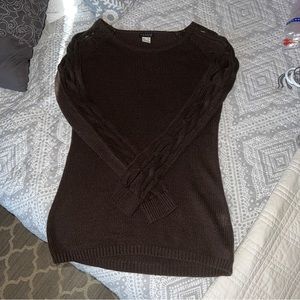 Venus tunic sweater brown small EUC
